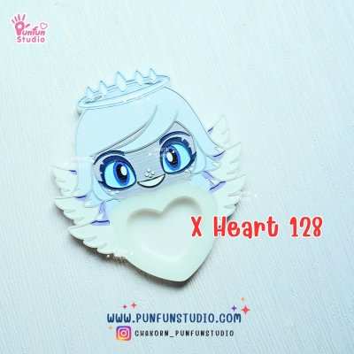 X Heart 121-128 Demon Hotel Mold Set 2/ X Heart 121, 122, 123, 124, 125, 126, 127, 128, 129, 137 Molds  / Hazbin  / Silicone Mold