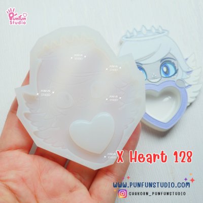 X Heart 121-128 Demon Hotel Mold Set 2/ X Heart 121, 122, 123, 124, 125, 126, 127, 128, 129, 137 Molds  / Hazbin  / Silicone Mold