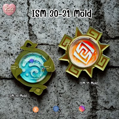 ISM 30, 31 Fontaine, Natlan Vision Mold / Genshin Vision Frame / Silicone Mold