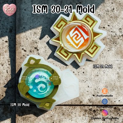 ISM 30, 31 Fontaine, Natlan Vision Mold / Genshin Vision Frame / Silicone Mold