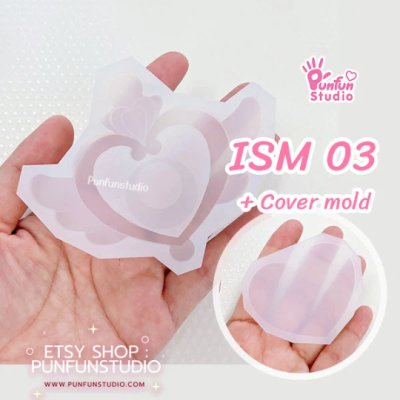 ISM 03 Mold / Iconic Shaker Mold / Shaker Mold + Cover Mold / 2 pieces per set