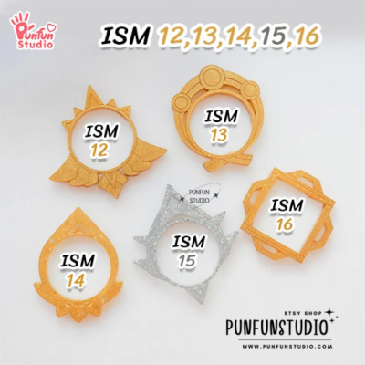 ISM 12, 13, 14, 15, 16 Mold / Genshin Vision Frame / Silicone Mold