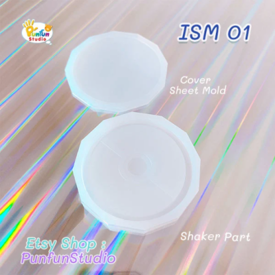 ISM 01 Pokeball Mold / Iconic Shaker Mold / Shaker Mold + Cover Mold / 2 pieces per set / Silicone Mold