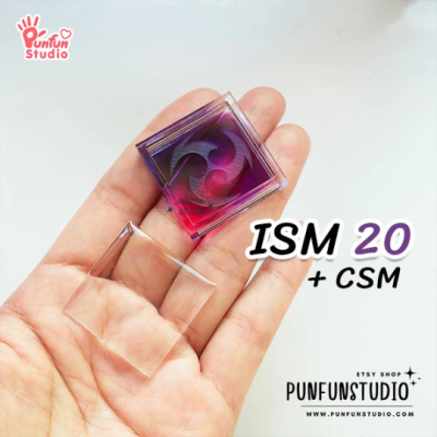 ISM 17-23 Mold Set / Genshin Elements / Iconic Shaker Mold / Silicone Mold