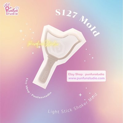 S127 GOT7 Lightstick Shaker Mold, CSM S127 / K-POP / Shaker Mold / Silicone Mold