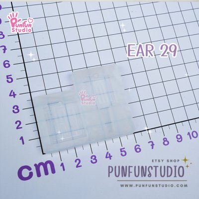 Ear 29 NCT Lightstick Mold / K-POP / Earring Mold / UV Resin Mold / Silicone Mold