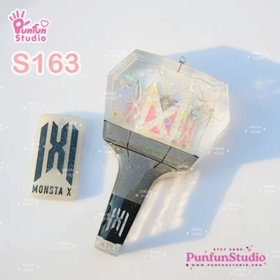 S163 Monsta X Lightstick Shaker Mold / K-POP / Shaker Mold / Silicone Mold