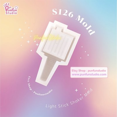 S126 NCT Lightstick Shaker Mold / K-POP / Shaker Mold / Silicone Mold