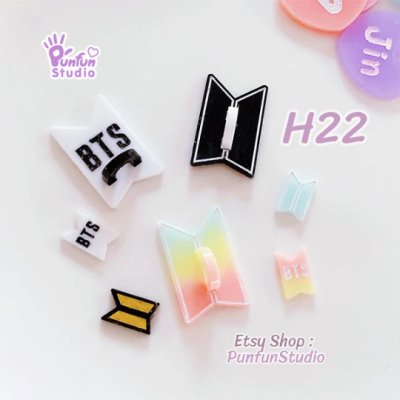 H 22 Hanger Mold / K-POP / BTS Logo / Silicone Mold / UV resin mold