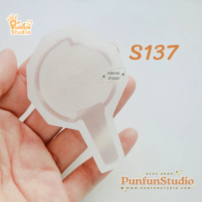 S137 Ateez Lightstick Shaker Mold / Lightstick / Shaker Mold / Silicone Mold