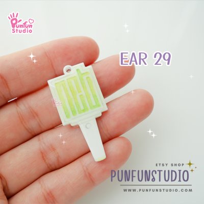 Ear 29 NCT Lightstick Mold / K-POP / Earring Mold / UV Resin Mold / Silicone Mold