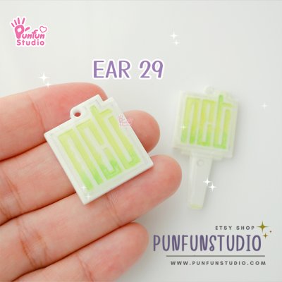 Ear 29 NCT Lightstick Mold / K-POP / Earring Mold / UV Resin Mold / Silicone Mold