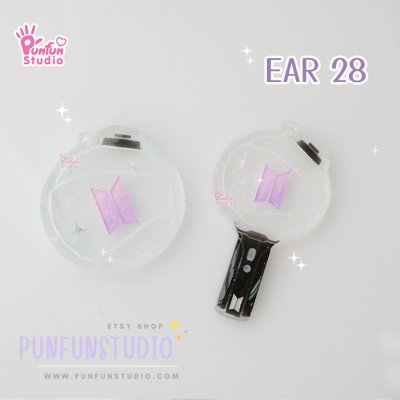 Ear 28 BTS Army Bomb Lightstick Mold / K-POP / Earring Mold / UV Resin Mold / Silicone Mold