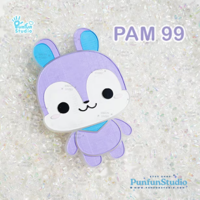 PAM 99 Unmask Squirrel Mold / K-POP / Painting Anime Mold / Silicone Mold