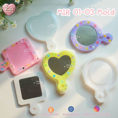 Mirror molds MIR 01-03 / Silicone Mold / Epoxy Resin Mold