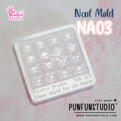Eevee Mix Nail Decoration Mold