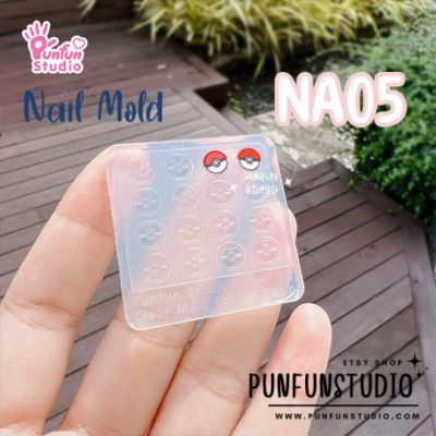 Mix Ball pokemon  Nail Decoration Mold
