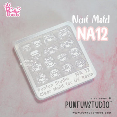  Sailor Moon Face Nail Decoration Mold 