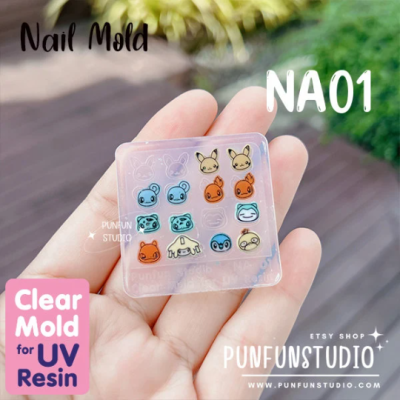 Pokemon Mix Nail Decoration Mold