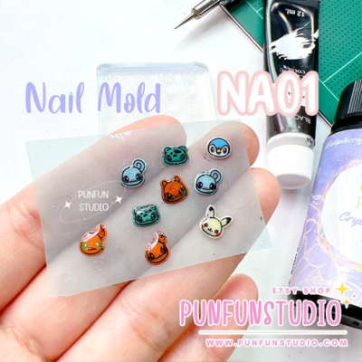 Pokemon Mix Nail Decoration Mold
