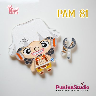 PAM 81 Uso Pirate Mold / Painting Anime Mold / Silicone Mold