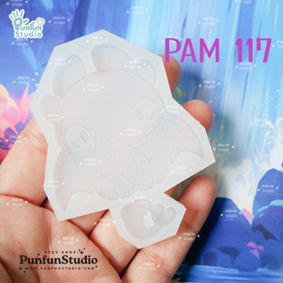 PAM 117 Light Fury Mold / Toothless / Painting Anime Mold / Silicone Mold