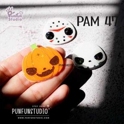PAM 47 Scary Masks Mold / 3 Masks in 1 Mold / Painting Anime Mold / Silicone Mold