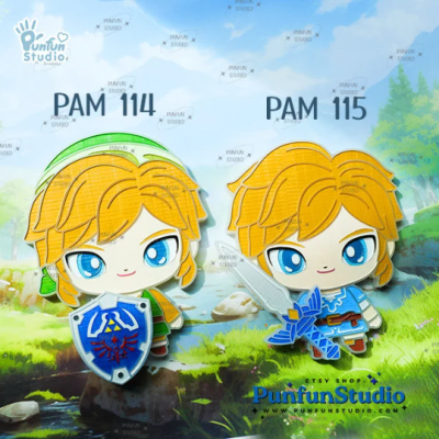 PAM 115 Link & Sword Mold / Legend of Zelda / Games Mold / Silicone Mold