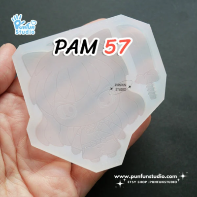 PAM 57 Inuya / Painting Anime Mold / Silicone Mold