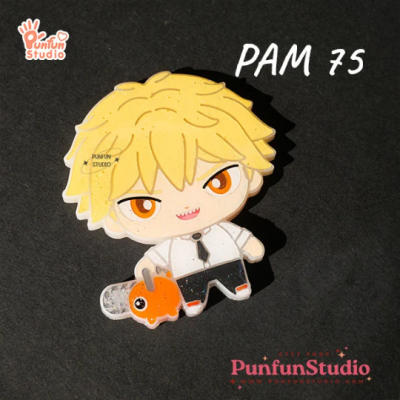 PAM 75 Den & Pochi Mold / Chainsaw / Painting Anime Mold / Silicone Mold