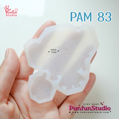 PAM 83 Chop Pirate Mold / Painting Anime Mold / Silicone Mold