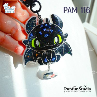 PAM 116 Toothless Mold / Night Fury / Painting Anime Mold / Silicone Mold