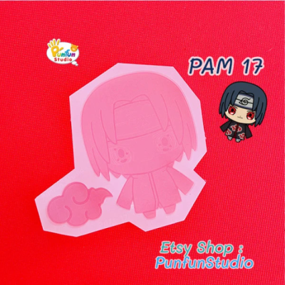 PAM 17 Itach Ninja Mold / Painting Anime Mold / + AK Cloud / Silicone Mold