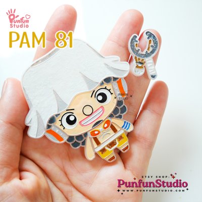 PAM 81 Uso Pirate Mold / Painting Anime Mold / Silicone Mold