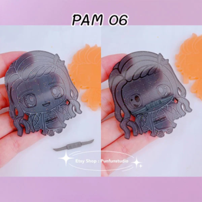 PAM 06 Nezuk Slayer Mold / Painting Anime Mold / Silicone Mold