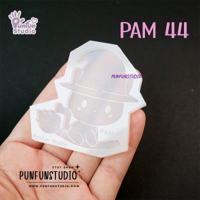 PAM 44 Witch Luna Mold / Sailor / Painting Anime Mold / Silicone Mold