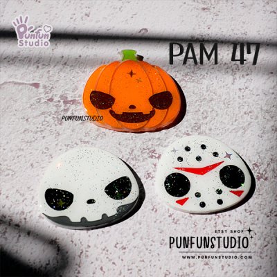 PAM 47 Scary Masks Mold / 3 Masks in 1 Mold / Painting Anime Mold / Silicone Mold