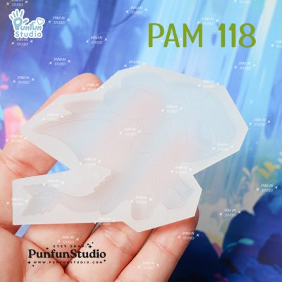 PAM 118 Toothless Mold / Night Fury / Side view / Silicone Mold