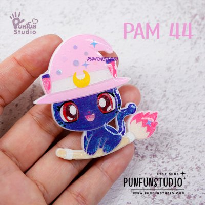 PAM 44 Witch Luna Mold / Sailor / Painting Anime Mold / Silicone Mold