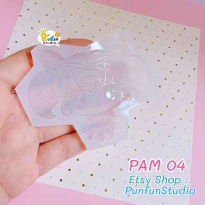 PAM 04 Super S Chibi Moon Mold / Sailor / Painting Anime Mold / Silicone Mold