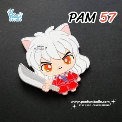 PAM 57 Inuya / Painting Anime Mold / Silicone Mold