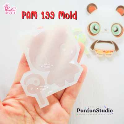 PAM 199 Kung Fu Panda Mold / Painting Anime Mold / Silicone Mold