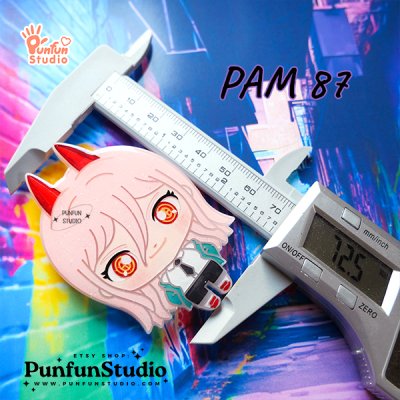 PAM 87 Powe Mold / Chainsaw / Painting Anime Mold / Silicone Mold