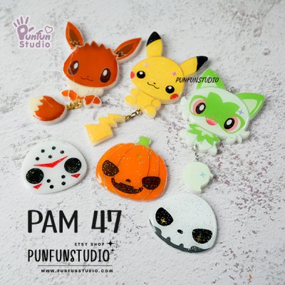PAM 47 Scary Masks Mold / 3 Masks in 1 Mold / Painting Anime Mold / Silicone Mold