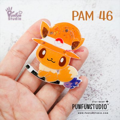 PAM 46 Witch Eev Mold / Painting Anime Mold / Pokemold / Silicone Mold
