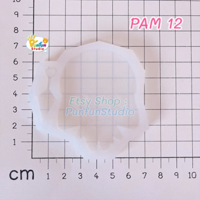 PAM 12 Hinat Ninja Mold / + Heart Kunai / Painting Anime Mold / Silicone Mold