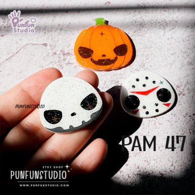 PAM 47 Scary Masks Mold / 3 Masks in 1 Mold / Painting Anime Mold / Silicone Mold
