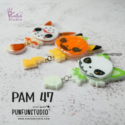 PAM 47 Scary Masks Mold / 3 Masks in 1 Mold / Painting Anime Mold / Silicone Mold