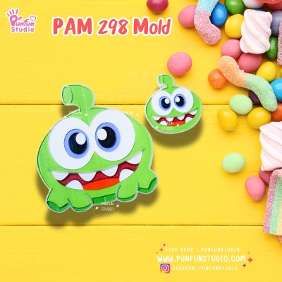 Little Green Monster Silicone Mold