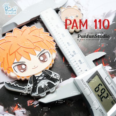 PAM 110 Ichigo Shinigami / Painting Anime Mold / Silicone Mold